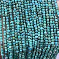 Natural Turquoise Beads, Round, DIY mixed colors Approx 38 cm [
