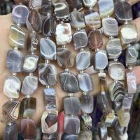 Perle agate Botswana naturelle, Irrégulière, DIY & normes différentes pour le choix, couleurs mélangées Environ 38 cm, Vendu par brin