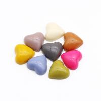 Fashion Acrylic Jewelry Cabochon, Heart, injection moulding, DIY Approx 