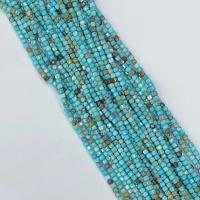 Natural Turquoise Beads, Square, DIY blue Approx 38-39 cm 