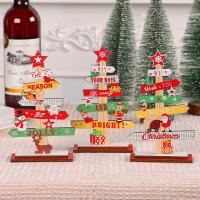 Wood Christmas Decoration Ornaments, Christmas Tree, fashion jewelry 