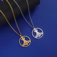 Stainless Steel Sweater Chain Necklace, 304 Stainless Steel, Round, plated, fashion jewelry & for man & hollow Approx 60 cm 