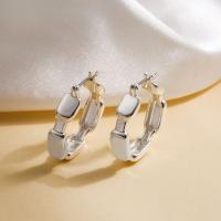 Brass Hoop Earring, fashion jewelry [