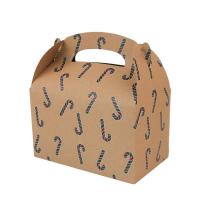 Christmas Gift Bag, Kraft, Christmas Design 