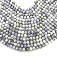 Perles en Turquoise naturelle, Rond, poli, DIY & normes différentes pour le choix, violet Environ 38 cm, Vendu par brin