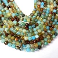 Achat Perlen, rund, poliert, DIY & verschiedene Größen vorhanden & facettierte, keine, Länge:ca. 38 cm, verkauft von Strang