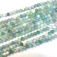Achat Perlen, rund, poliert, DIY & verschiedene Größen vorhanden & facettierte, Länge:ca. 38 cm, verkauft von Strang