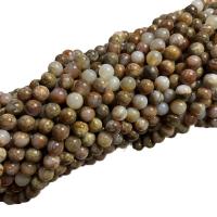 Perles agates, Agate, Rond, poli, DIY, 8mm Environ 38 cm, Vendu par brin