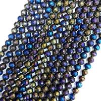 Achat Perlen, rund, poliert, DIY & verschiedene Größen vorhanden & facettierte, Länge:ca. 38 cm, verkauft von Strang
