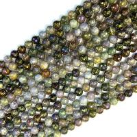 Gemischte Achat Perlen, Mehrfarbenachat, rund, poliert, DIY & verschiedene Größen vorhanden, Länge:ca. 38 cm, verkauft von Strang