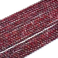 Natürlich rote Achat Perlen, Roter Achat, rund, poliert, DIY & verschiedene Größen vorhanden, Länge:ca. 38 cm, verkauft von Strang