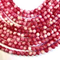 Single Gemstone Beads, Jade, Round, polished, DIY Approx 38 cm 