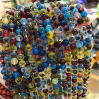 Perles agates, Agate, Rond, DIY, couleurs mélangées, 8mm Environ 38 cm, Vendu par brin