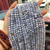 Natural Purple Agate Beads, Round, DIY light purple Approx 38 cm 