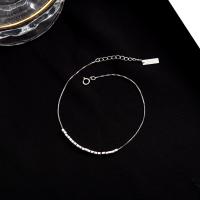 Fashion Jewelry Anklet, 925 Sterling Silver, for woman Approx 9.56 Inch 