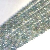 Natürliche Streifen Achat Perlen, rund, poliert, beschichteten & DIY & verschiedene Größen vorhanden, Länge:ca. 38 cm, verkauft von Strang