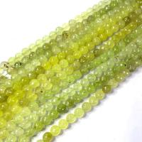 Perles de pierre gemme unique, jade, Rond, poli, DIY & normes différentes pour le choix & facettes, plus de couleurs à choisir Environ 38 cm, Vendu par brin