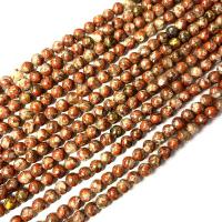 Einzelne Edelstein Perlen, Jade, rund, poliert, DIY & verschiedene Größen vorhanden, rot, Länge:ca. 38 cm, verkauft von Strang