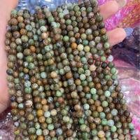 Opal Perlen, grüner Opal, rund, DIY & verschiedene Größen vorhanden, gemischte Farben, Länge:ca. 38 cm, verkauft von Strang