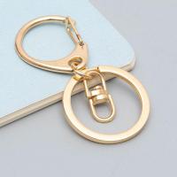 Zinc Alloy Key Chain Jewelry, with Iron, portable & DIY 64mm 