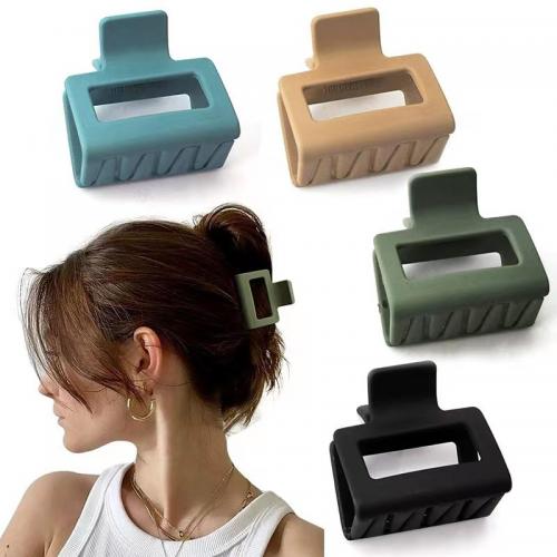 Hair Claw Clips, Plastic, Geometrical Pattern, Korean style & for woman 50mm 