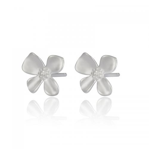 Sterling Silver Stud Earring, 925 Sterling Silver, fashion jewelry & for woman, 11mm 