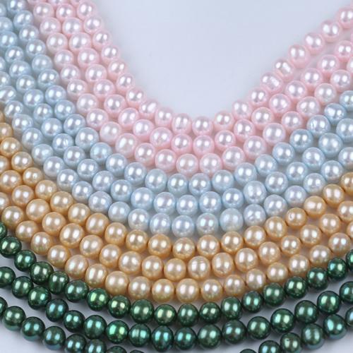 Potato Cultured Freshwater Pearl Beads, DIY 8-9mm Approx 36 cm 