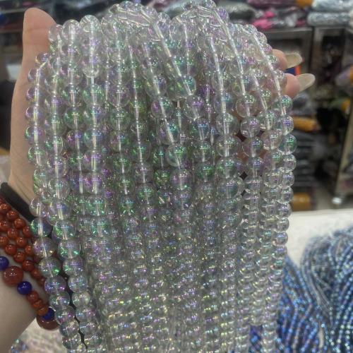 Perles de cristal rondes , DIY & normes différentes pour le choix, multicolore Environ 38 cm, Vendu par brin