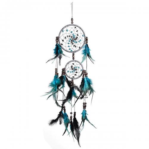 Fashion Dream Catcher, Feather, with Rattan & Nylon & Iron, for home and office 510mm 