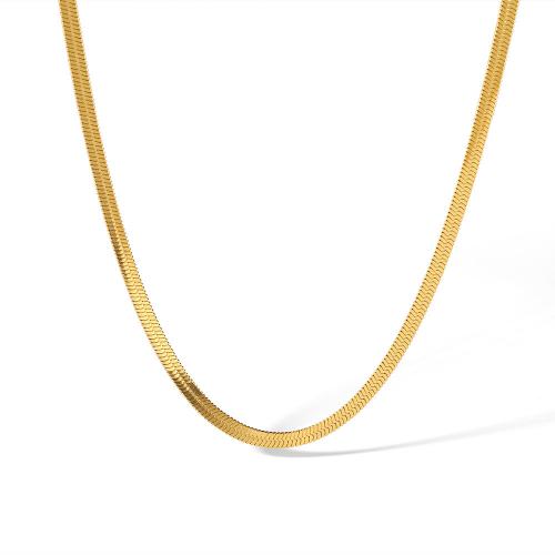 Halskette, 304 Edelstahl, mit Verlängerungskettchen von 5cm, Vakuum-Ionen-Beschichtung, Modeschmuck & für Frau, keine, Länge:ca. 45 cm, verkauft von PC