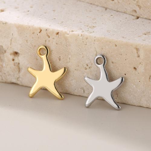 Stainless Steel Star Pendant, 304 Stainless Steel, Vacuum Ion Plating, fashion jewelry & DIY [