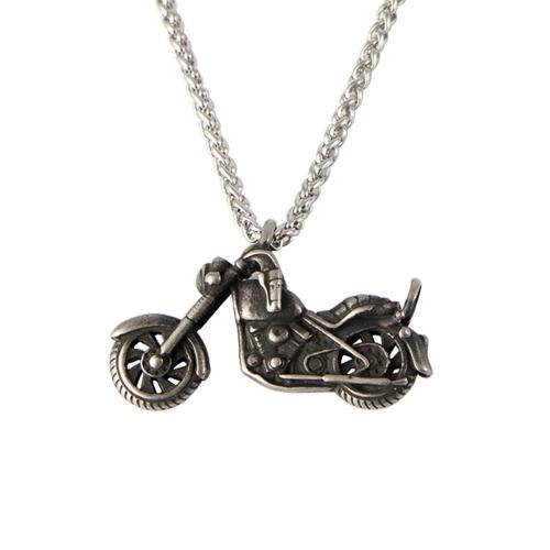 Stainless Steel Jewelry Necklace, 304 Stainless Steel, Motorcycle, fashion jewelry & for man 