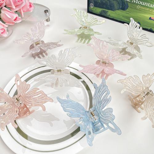 Hair Claw Clips, Acetate, Butterfly, fashion jewelry 
