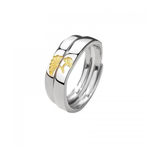 925er Sterling Silber Paar- Ring, plattiert, einstellbar & verschiedene Stile für Wahl & für paar, Größe:7-9.5, verkauft von PC
