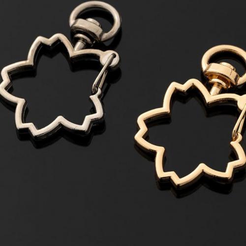 Zinc Alloy Key Chain Jewelry, Oriental Cherry, portable & durable & DIY 