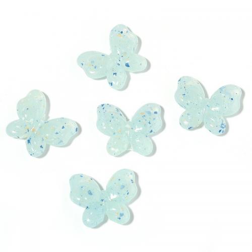 Acryl Schmuck Perlen, Schmetterling, DIY, keine, 21x6x18mm, Bohrung:ca. 2mm, 500G/Tasche, verkauft von Tasche