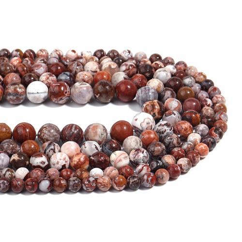 Agate Beads, Round, DIY mixed colors Approx 38 cm 