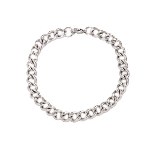 Titanium Steel Bracelet & Bangle, polished, fashion jewelry & Unisex, original color, 7mm 