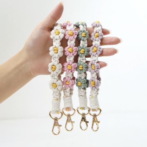 Bag Straps, Cotton Thread, with Zinc Alloy, fashion jewelry 140mm 