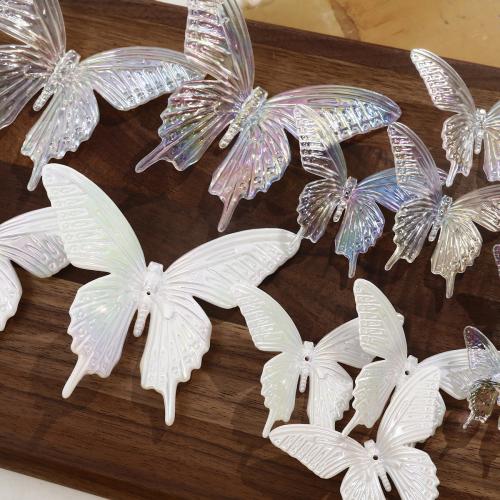 Acrylic Jewelry Pendant, Butterfly, DIY 