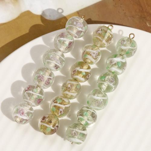 Handgefertigte Lampwork Perlen, rund, DIY, keine, 11mm, verkauft von PC