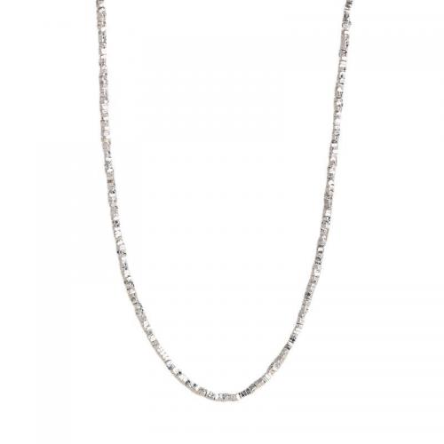 925 Sterling Silver Necklace, with 2inch extender chain, fashion jewelry & for woman, silver color Approx 15.7 Inch 