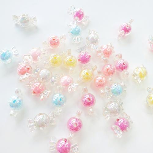 Perlen in Perlen Acrylperlen, Acryl, Bonbons, DIY, keine, 12x22mm, 390PCs/Tasche, verkauft von Tasche