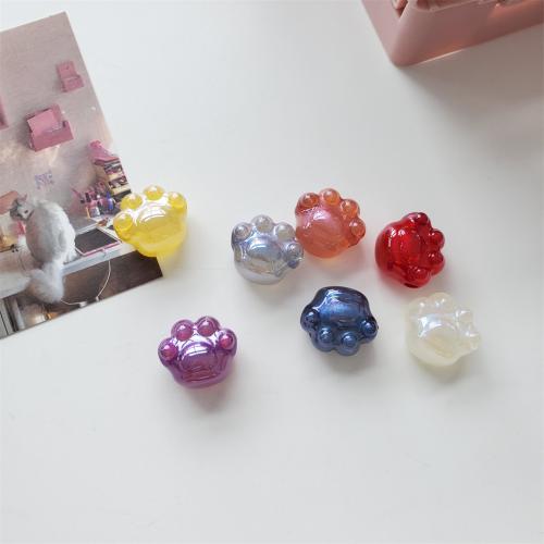 Perles acryliques plaquée, Acrylique, Griffe, DIY, plus de couleurs à choisir, 18.5mm Vendu par sac