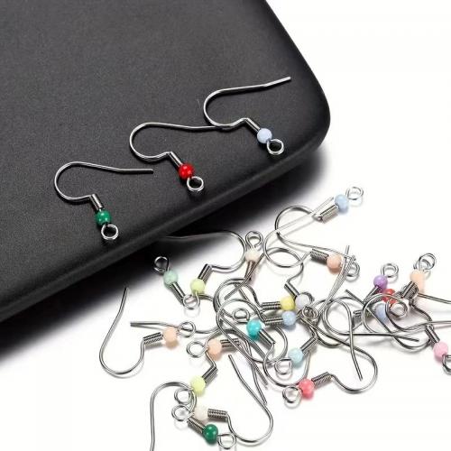 Stainless Steel Hook Earwire, 304 Stainless Steel, DIY, mixed colors [