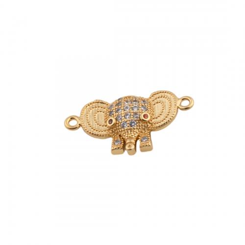 Cubic Zirconia Micro Pave Brass Connector, high quality plated, DIY & micro pave cubic zirconia Approx 1mm [