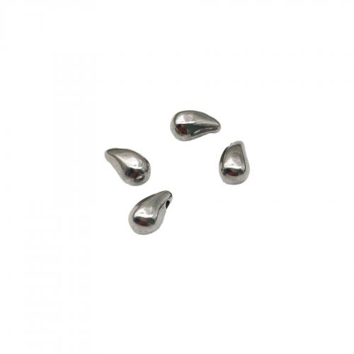 304 Stainless Steel Extender Chain Drop, Teardrop, DIY & machine polishing Approx 1.3mm [