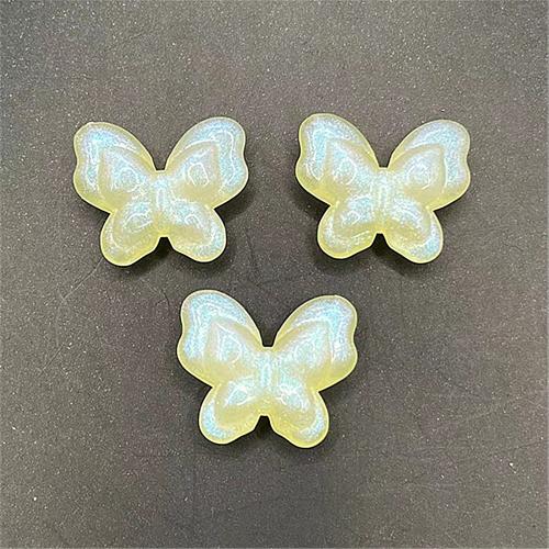 Miracle Acryl Perlen, Schmetterling, DIY & glänzend, keine, 17x21mm, ca. 390PCs/Tasche, verkauft von Tasche