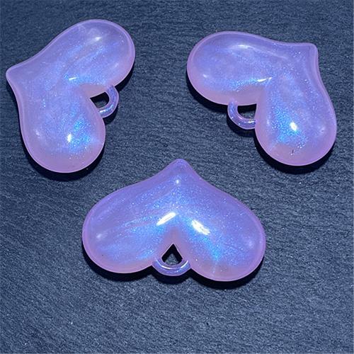 Miracle Acryl Perlen, Herz, DIY & glänzend, keine, 37.75mm, ca. 94PCs/Tasche, verkauft von Tasche
