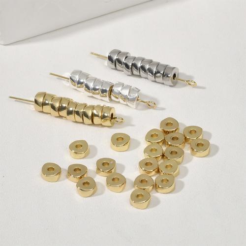 Entretoise de perles en laiton, Rond, Placage, DIY, plus de couleurs à choisir Environ 2mm, Vendu par PC[
